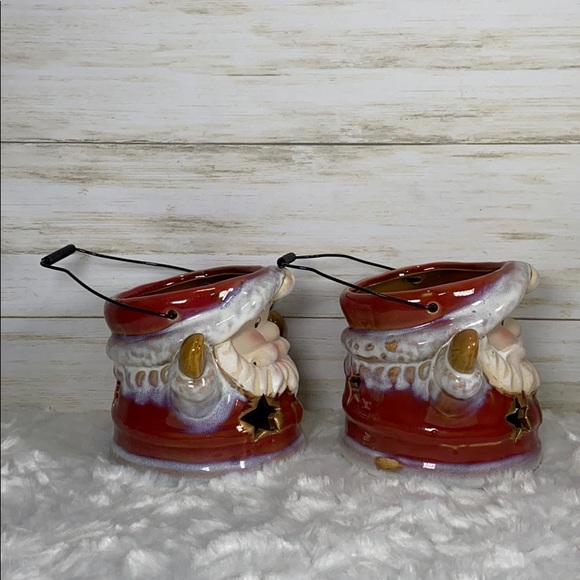 Santa Clause candle holders Christmas St. Nicklaus - Picture 4 of 9